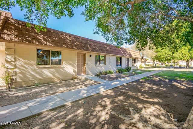 view of ranch-style house