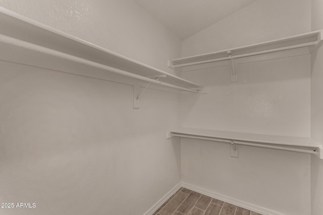 723 E Piute Ave, Phoenix, AZ 85024 - walk in closet with wood finished floors and vaulted ceiling