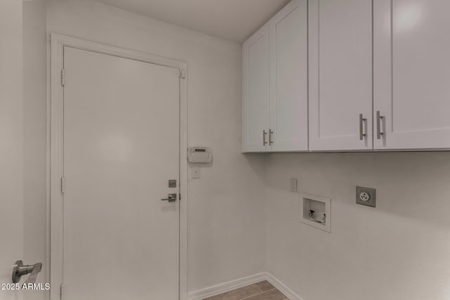 723 E Piute Ave, Phoenix, AZ 85024 - washroom featuring cabinet space, washer hookup, electric dryer hookup, and wood finished floors