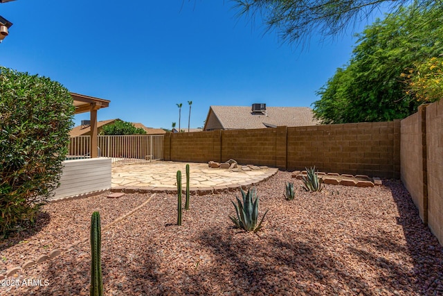 723 E Piute Ave, Phoenix, AZ 85024 - fenced backyard with a patio area