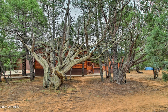 3047 Ponderosa Rd, Overgaard, AZ 85933 - view of yard featuring a deck