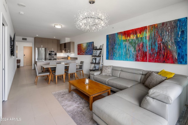 7180 E Kierland Blvd Unit 314, Scottsdale, AZ 85254 - living area with a chandelier