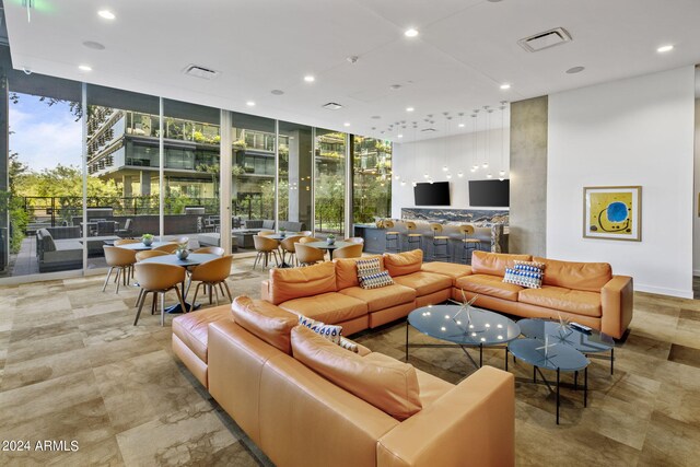 7180 E Kierland Blvd Unit 314, Scottsdale, AZ 85254 - common area with expansive windows and recessed lighting