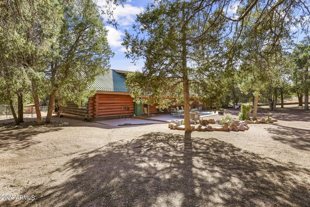 703 N Chaparral Pines Dr, Payson, AZ 85541 - view of yard with a patio area