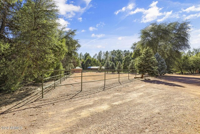 703 N Chaparral Pines Dr, Payson, AZ 85541 - view of community with fence and a rural view