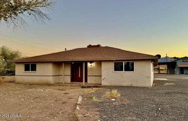 view of front of home