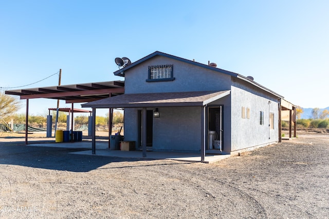 view of rear view of house