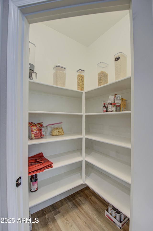 view of pantry