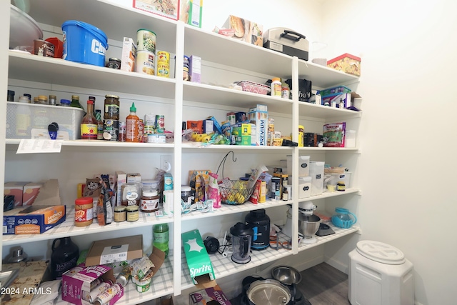 view of pantry