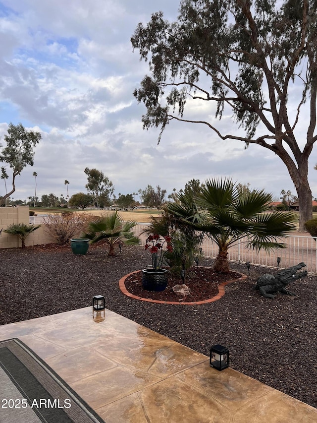 exterior space with a patio