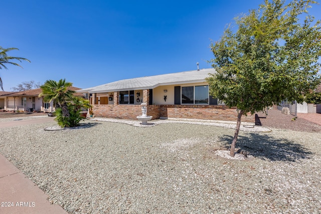 view of ranch-style house