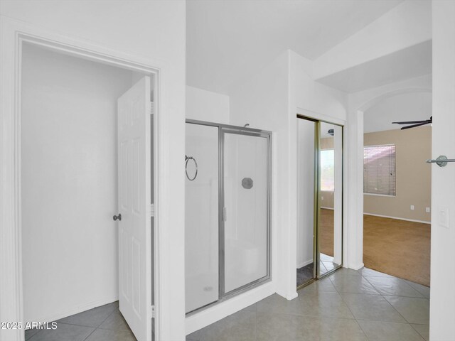 13620 N 82nd Ln, Peoria, AZ 85381 - full bathroom with tile patterned floors, a stall shower, and baseboards