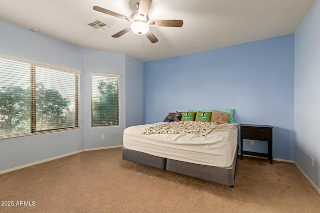 19667 N 260th Ln N, Buckeye, AZ 85396 - carpeted bedroom with baseboards and a ceiling fan