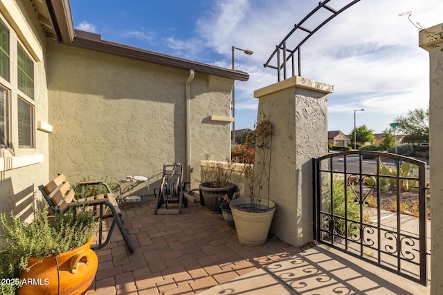 19667 N 260th Ln N, Buckeye, AZ 85396 - view of patio / terrace with a gate