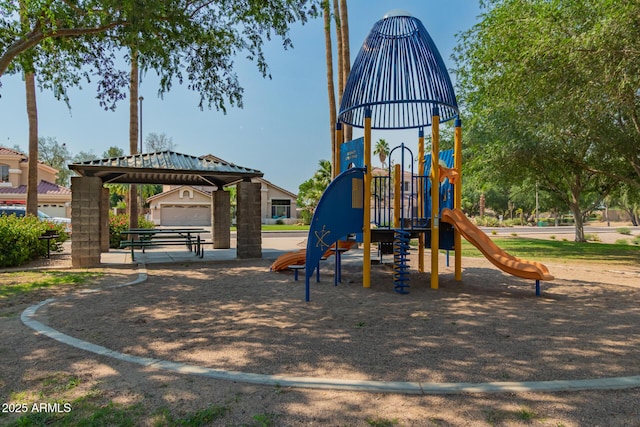 view of communal playground