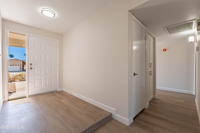 interior space with wood-type flooring