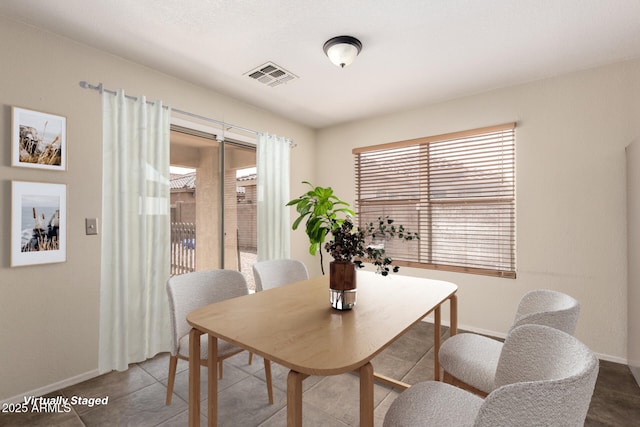 dining area with baseboards