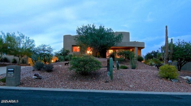 view of southwest-style home