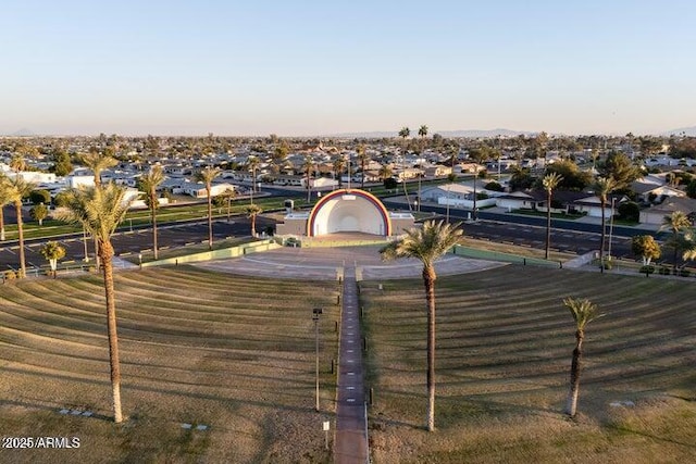 drone / aerial view featuring a residential view