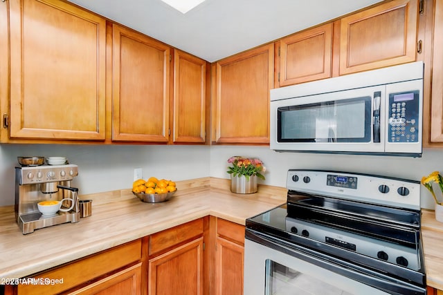 kitchen with stainless steel appliances