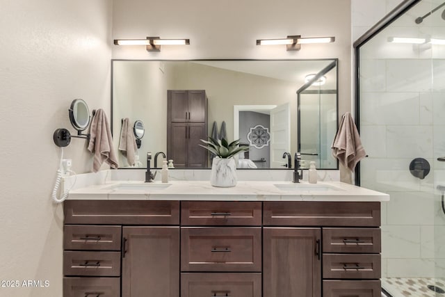 6357 W Potter Dr, Glendale, AZ 85308 - full bath with a stall shower and double vanity
