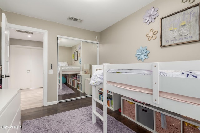 6357 W Potter Dr, Glendale, AZ 85308 - bedroom featuring wood finished floors and a closet