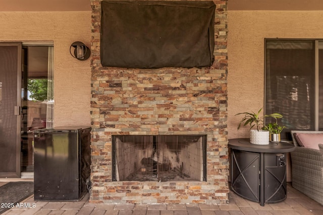 6357 W Potter Dr, Glendale, AZ 85308 - detailed view of a brick fireplace