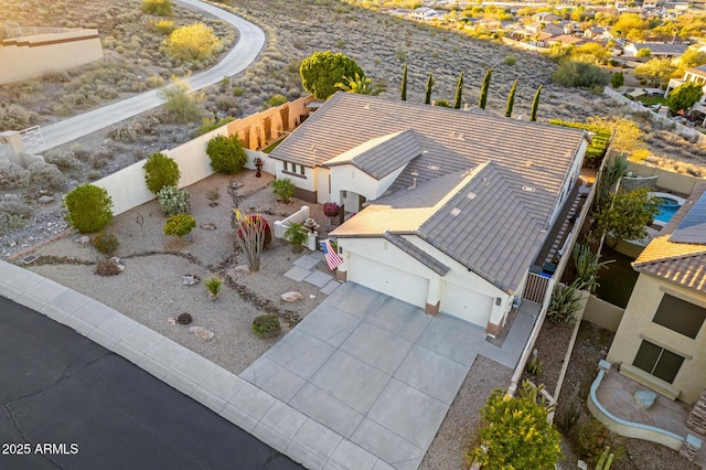 drone / aerial view