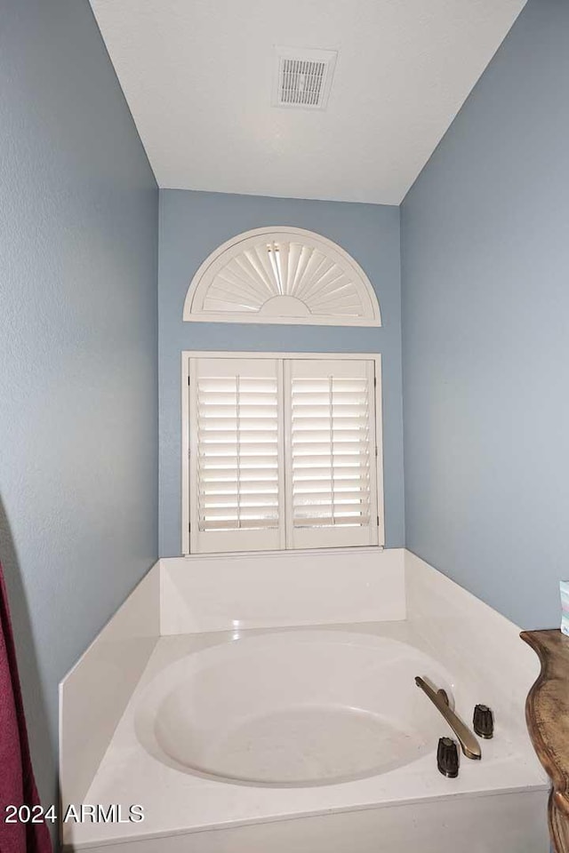 bathroom with a bathing tub