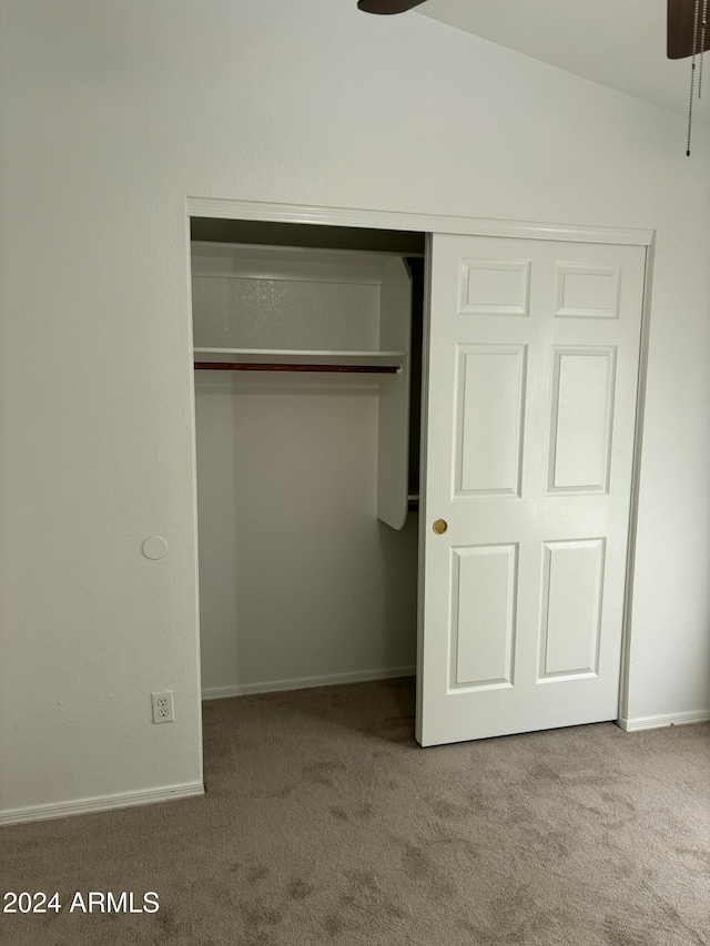 view of closet