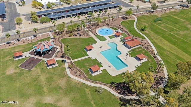 bird's eye view