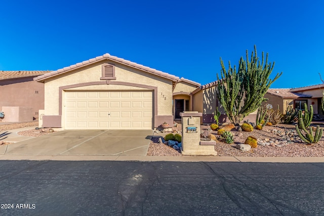 ranch-style house with a garage