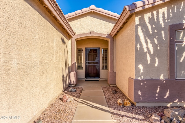 view of property entrance