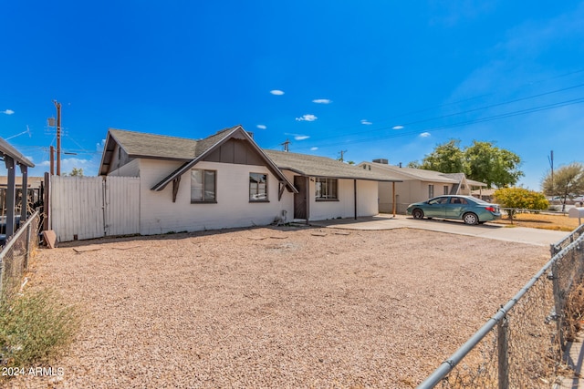 view of ranch-style home