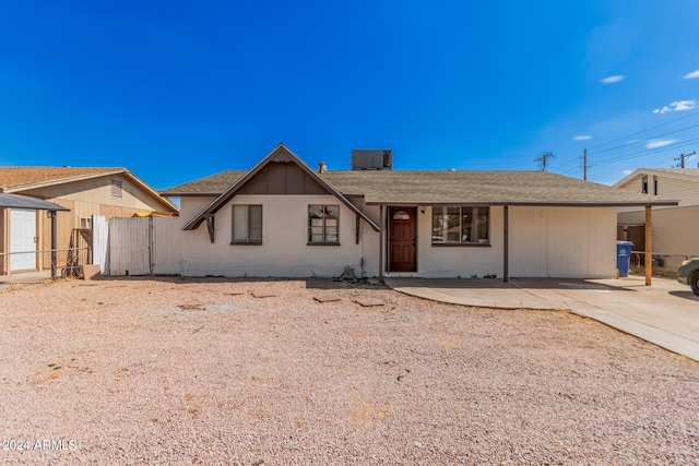 view of ranch-style house