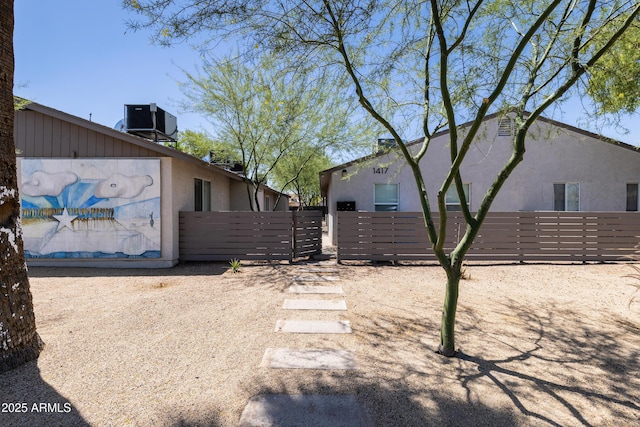 exterior space with central AC unit