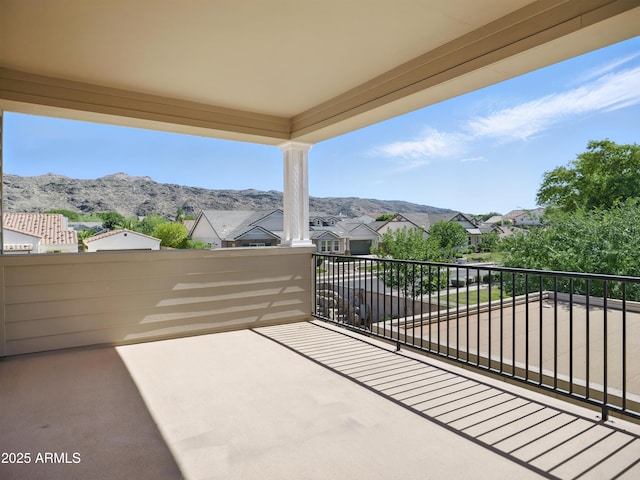 2822 E Constance Way, Phoenix, AZ 85042 - patio / terrace featuring a residential view and a mountain view