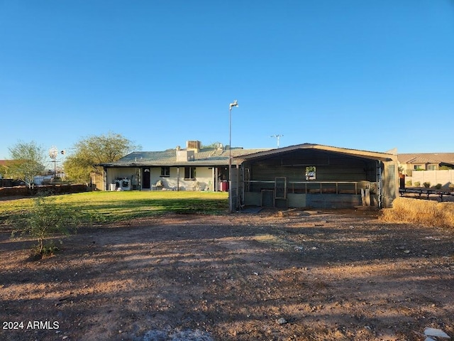 view of front of property