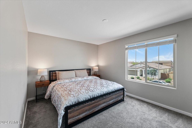 bedroom featuring carpet floors