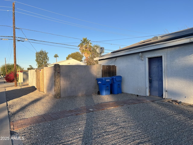 view of home's exterior