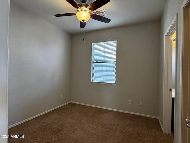 876 S Colonial Dr, Gilbert, AZ 85296 - carpeted empty room with a ceiling fan and baseboards