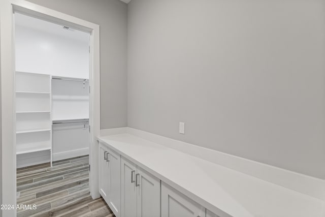 interior space featuring light hardwood / wood-style flooring