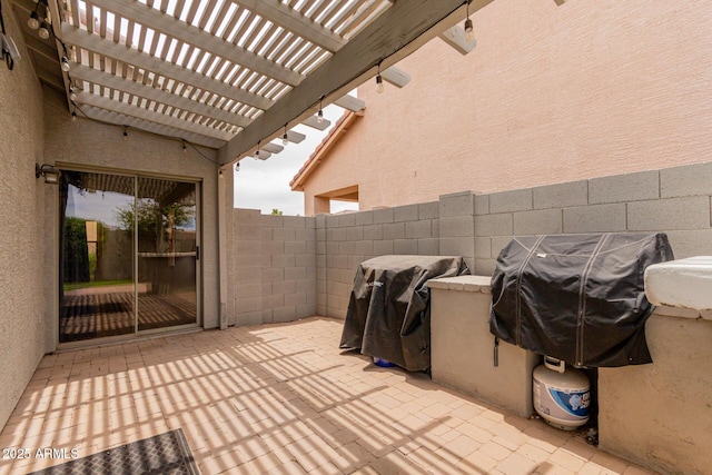 2326 E Spruce Dr, Chandler, AZ 85286 - view of patio / terrace featuring a pergola