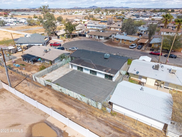 bird's eye view featuring a residential view