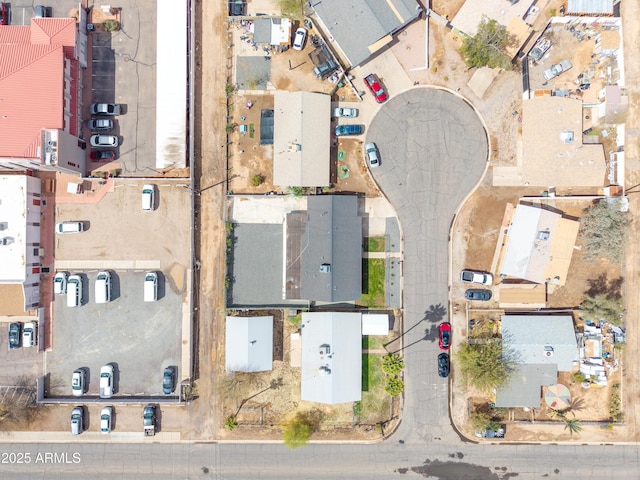 aerial view featuring a residential view