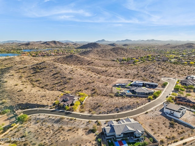 17837 W Estes Way, Goodyear, AZ 85338 - drone / aerial view with a mountain view and a desert view