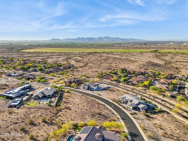 17837 W Estes Way, Goodyear, AZ 85338 - drone / aerial view featuring a mountain view, view of desert, and a residential view