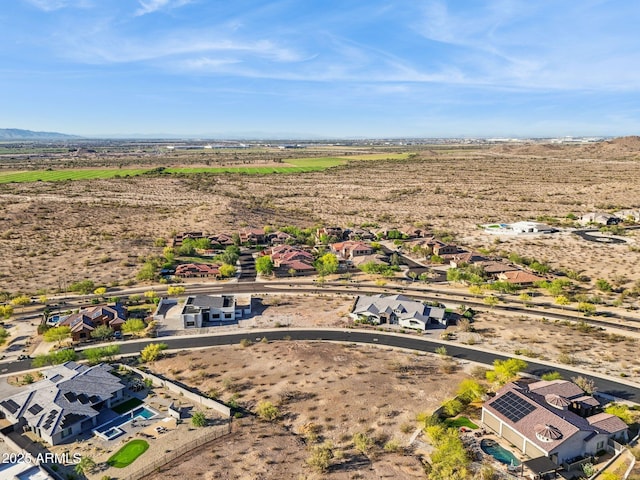 17837 W Estes Way, Goodyear, AZ 85338 - drone / aerial view with a rural view, a mountain view, view of desert, and a residential view