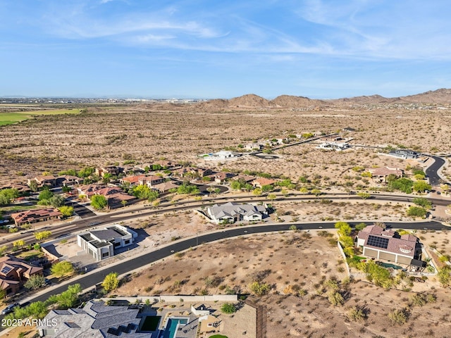 17837 W Estes Way, Goodyear, AZ 85338 - birds eye view of property featuring a rural view, a residential view, a mountain view, and view of desert