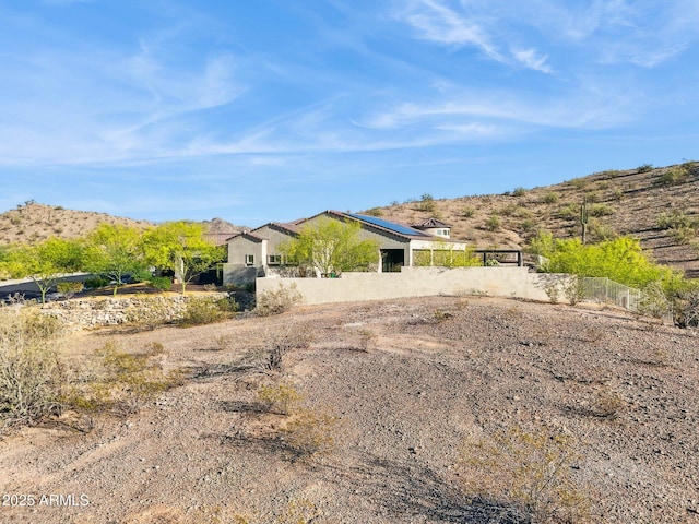 17837 W Estes Way, Goodyear, AZ 85338 - exterior space with a mountain view